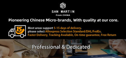 San Martin Official 39mm Guilloche MOP Dial Miyota 90S5 Sport Watch Automatic Mechanical Sapphire Bezel 20 ATM Luminous SN0151