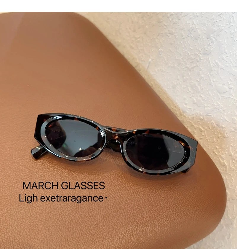 Módní oválné sluneční brýle pro ženy a muže, trendy a stylové sluneční brýle, dámské, streetové, retro, prémiové brýle, Gafas De Sol, UV400