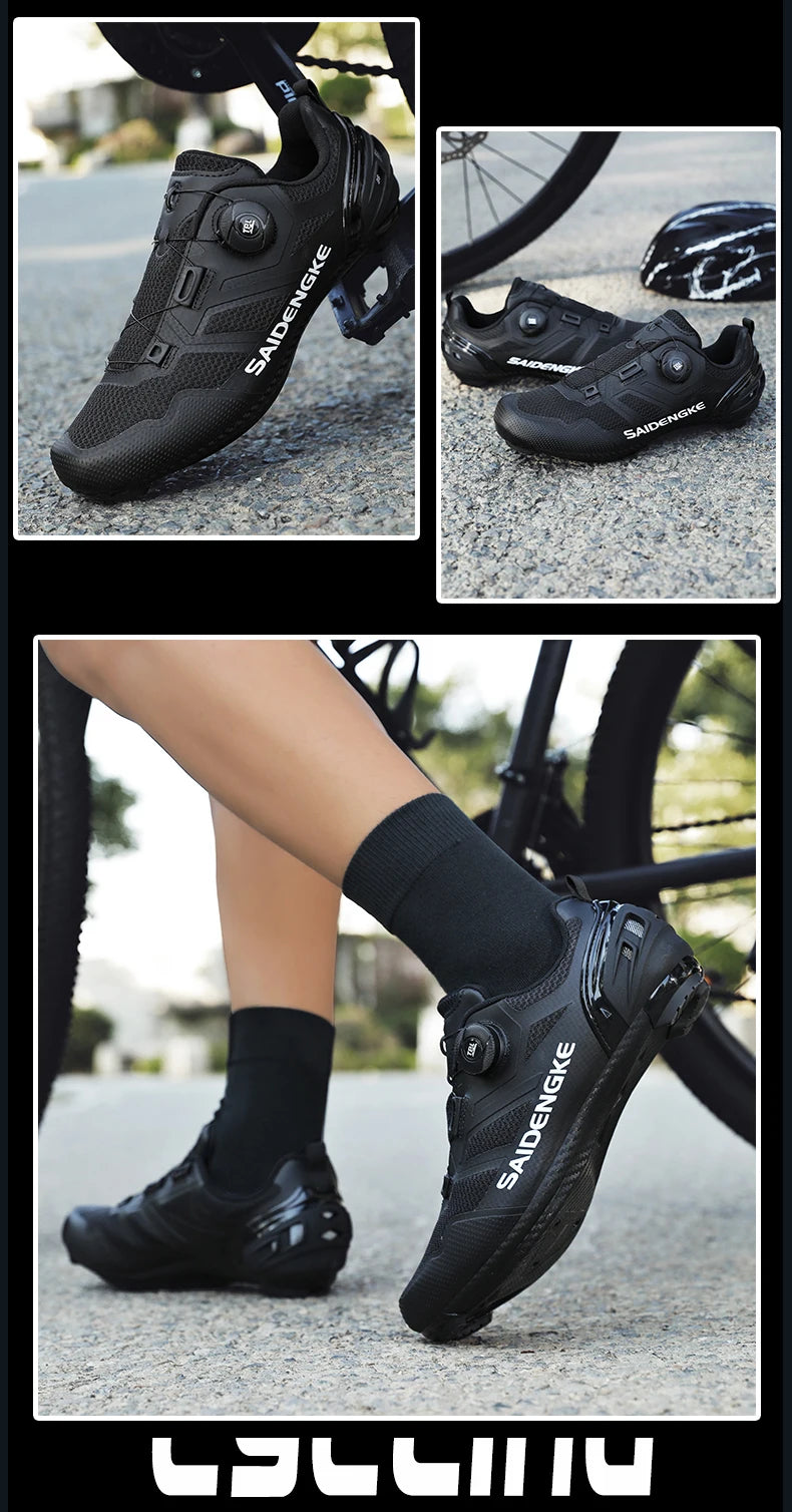 Unisex nieuwe fietsschoenen, professioneel, lichtgewicht, luxe, origineel, racefiets, rubber, MTB, racefiets, modieuze fiets, straat, sport