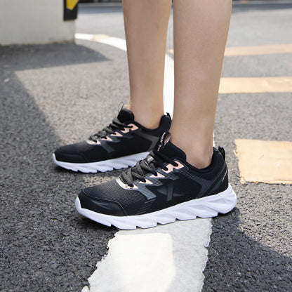 Xtep women's shoes running shoes wear-resistant casual sports shoes for women winter tennis female sneakers white 879318110073