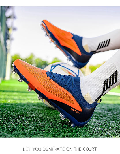 Men New TF Football Boots Sneakers Professional Society Casual Male Soccer Shoes Futsal High Quality Football Shoes Training
