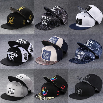 Boné de basebol unissexo com letras bordadas, estilo verão, marca tendência, ajuste traseiro, chapéu hip hop outdoor ajustável para homem e mulher, casual
