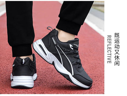 Men's classic retro casual sports shoes Four seasons soft-sole waterproof outdoor youth running shoes breathable light sneakers