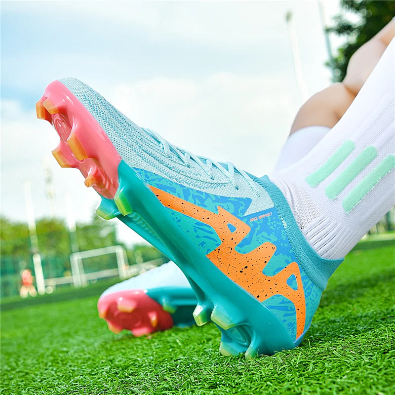 Chaussures de football professionnelles pour hommes, chaussures de foot pour adultes, crampons de football de club, chaussures d'entraînement ultralégères, baskets de football d'extérieur