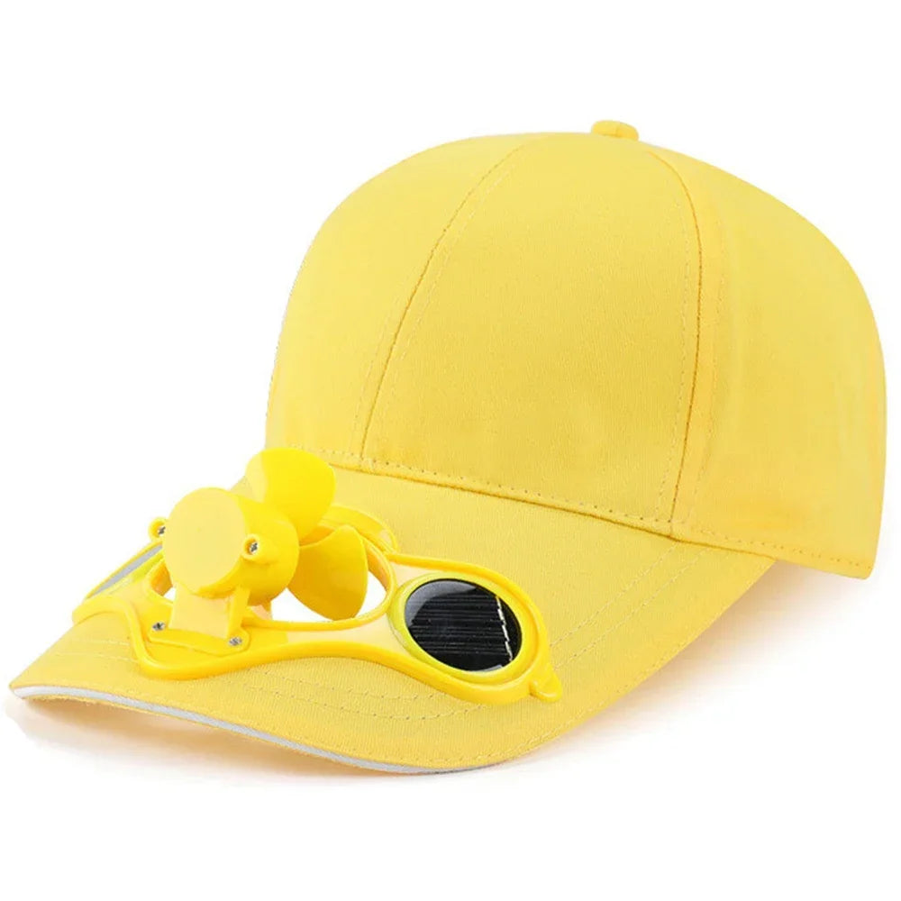 Casquette avec ventilateur Ventilateur de refroidissement USB d'été Casquette de baseball Protection solaire pour le golf en plein air Casquette à visière réglable sur 2 vitesses Casquette de randonnée avec ventilateur