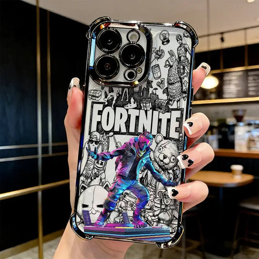 Popular Game FortniteS Plating Phone Case For Samsung A37 A57 A07 A36 A16 A35 A55 A25 A26 A05s A15 A54 A34 A24 A14 A05 A04 4G 5G