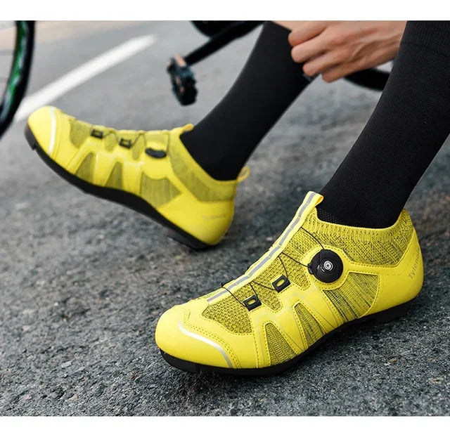 Professional Men's Road Cycling Shoes Breathable Women's MTB Bike Shoes Racing Speed Sneakers Mountain Bicycle Footwear for Shimano