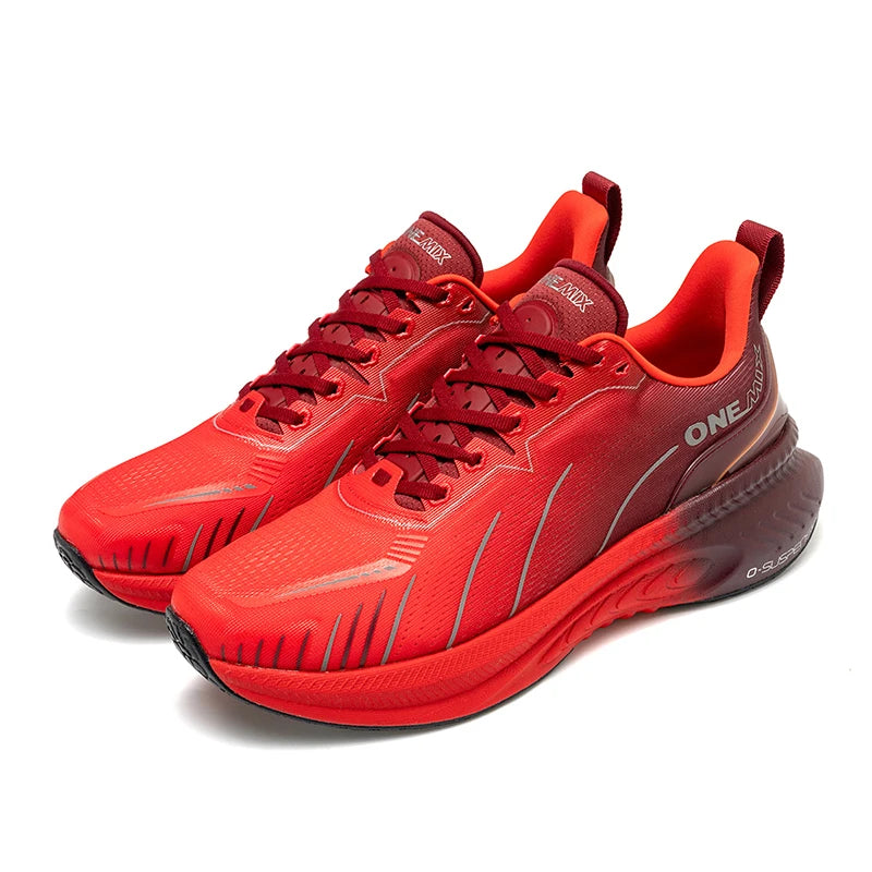 ONEMIX Novos Ténis de Corrida com Amortecimento para Homem, Adequados para Corredores Pesados, com Atacadores, Desportivos, Antiderrapantes, para Exterior, para Mulher e Homem