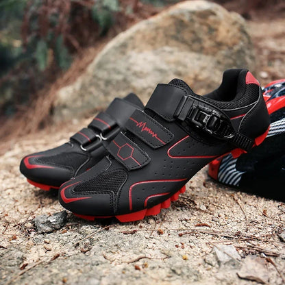 Unisex fietsschoenen met harde zool – 4-seizoenen racefietsschoenen met klikpedalen voor MTB en buitensporten