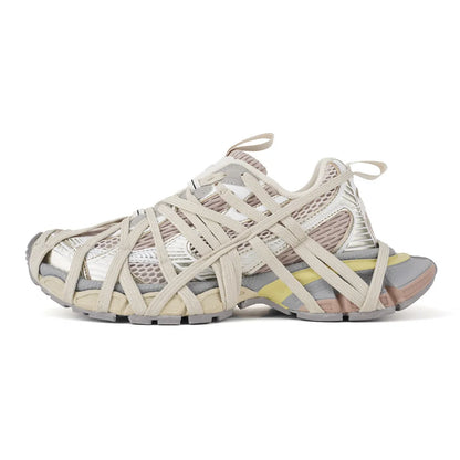 Schoenen met dikke zool voor heren en dames, maat 36-45, Paris 3XL, ‘dad shoes’, lengteverhogend, ademend, stevige schoenen, casual sportschoenen