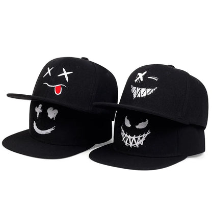 Czapki męskie w stylu hip-hopowym – spersonalizowane czapki z daszkiem z haftem, regulowane czapki typu snapback z bawełny, czapki przeciwsłoneczne na wiosnę i lato, czapki rekreacyjne