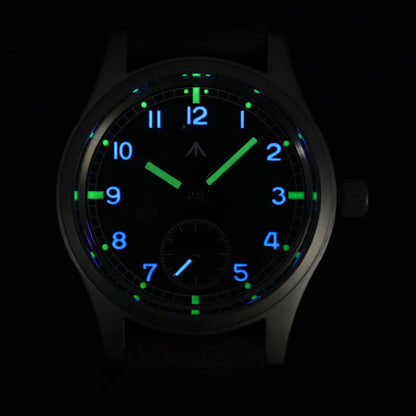 Militado V2 Version Military D12 Watch 36mm AR Sapphire Quartz Movement Watches Waterproof Sub-second Stainless Steel Wristwatch