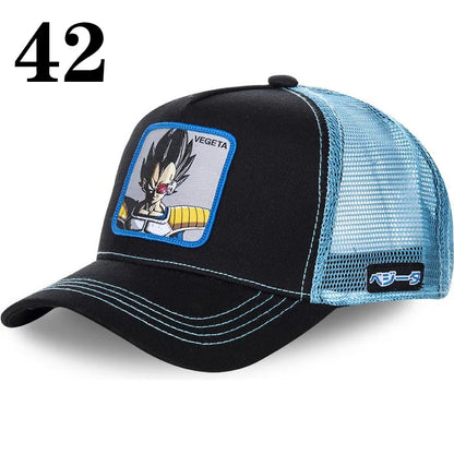 Dragon Ball DRAGONBALL Mesh Cap Cartoon Mesh Cap Men And Women Baseball Cap Fashion Patch Trucker Cap