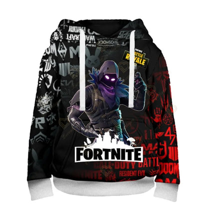 Fortnite Fans Hoodie 3D Battle Royale Print Cosplay Victory Printed Hoodies Men Women Children Hooded Streetwear Sweatshirts
