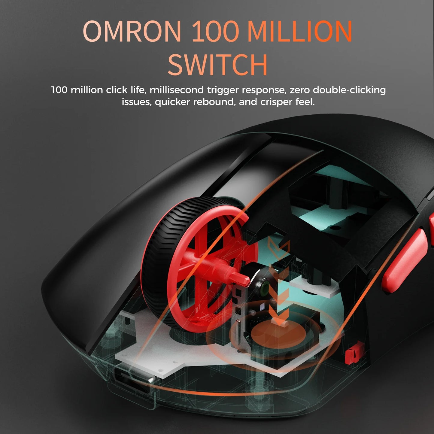 DAREU Dual-Mode Gaming Mouse 8KHz Wireless & Wired, 30,000 DPI Lightweight Gaming Mouse with AIM-750 Sensor, RGB Macro Gaming Mouse