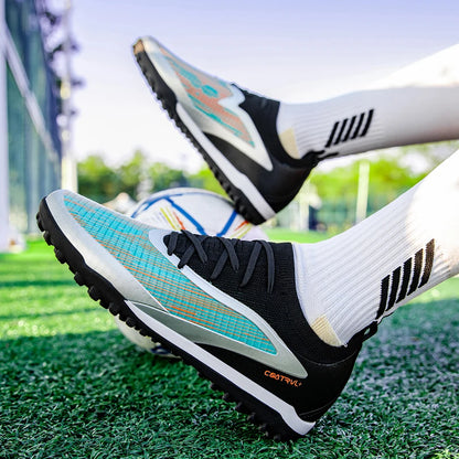 Men New TF Football Boots Sneakers Professional Society Casual Male Soccer Shoes Futsal High Quality Football Shoes Training