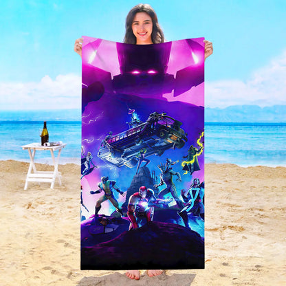 Game F-Fortnites Beach Towel Hotel Towels Bathroom Sauna Spa Playa Travel Swimming Pool For Home Baby Bath Microfiber Gym Shower