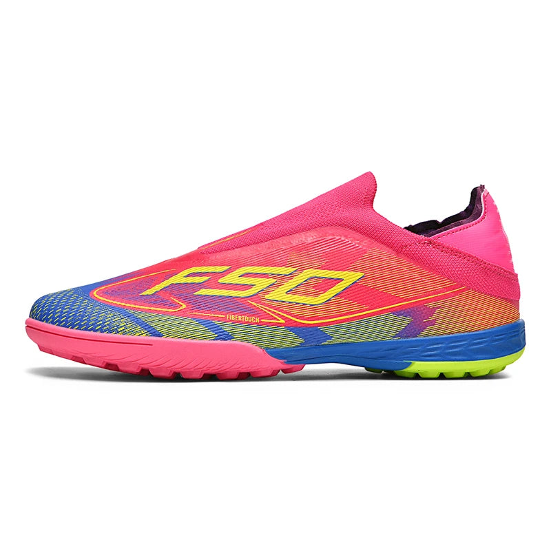 Chaussures de football pour homme New Society Grass Tenis - Chaussures de sport d'extérieur ultralégères et respirantes pour adulte - Chaussures de football pour homme - Baskets de football