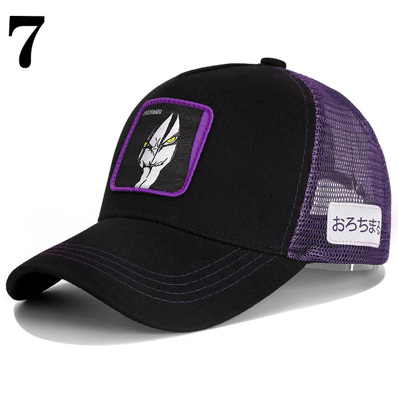 Dragon Ball DRAGONBALL Mesh Cap Cartoon Mesh Cap Men And Women Baseball Cap Fashion Patch Trucker Cap