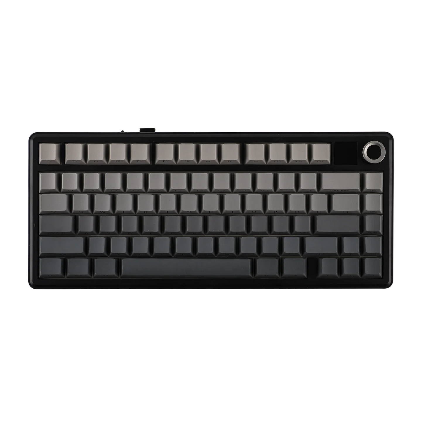 EPOMAKER X AULA F75 MAX kompakte mechanische Tastatur im 75-%-ANSI-Layout, kabelgebunden/Bluetooth/2.4GHz kabellos, mit TFT-Bildschirm und Drehregler