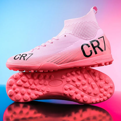Chaussures de football pour homme, chaussures de futsal professionnelles, chaussures de football de haute qualité, crampons, femmes, unisexe, ultralégères, TF/FG, baskets