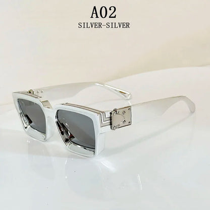 Millionaire Square Sunglasses For Men Retro Sunscreen Sunglasses Women Trendy And Fashionable Vintage Fashion Glasses Zonnebril