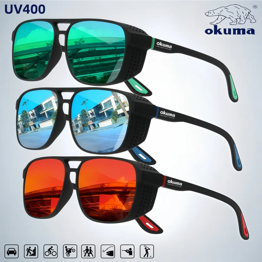 Okuma Fashion Polarized Glasses UV400 Anti Stray Light, Suitable for Cycling, Driving, Fishing, Mountaineering, Hunting, etc