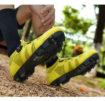 Professional Men's Road Cycling Shoes Breathable Women's MTB Bike Shoes Racing Speed Sneakers Mountain Bicycle Footwear for Shimano