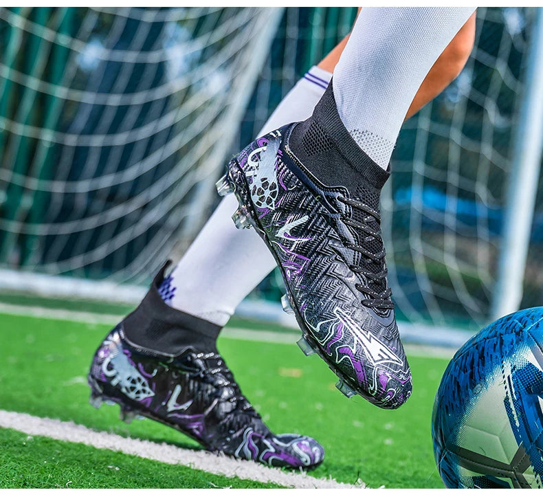 Professionella fotbollsskor för män, halkfria fotbollsskor, unisex, andningsbara, futsal, sport, nya fotbollsskor, dropshipping, ultralätta