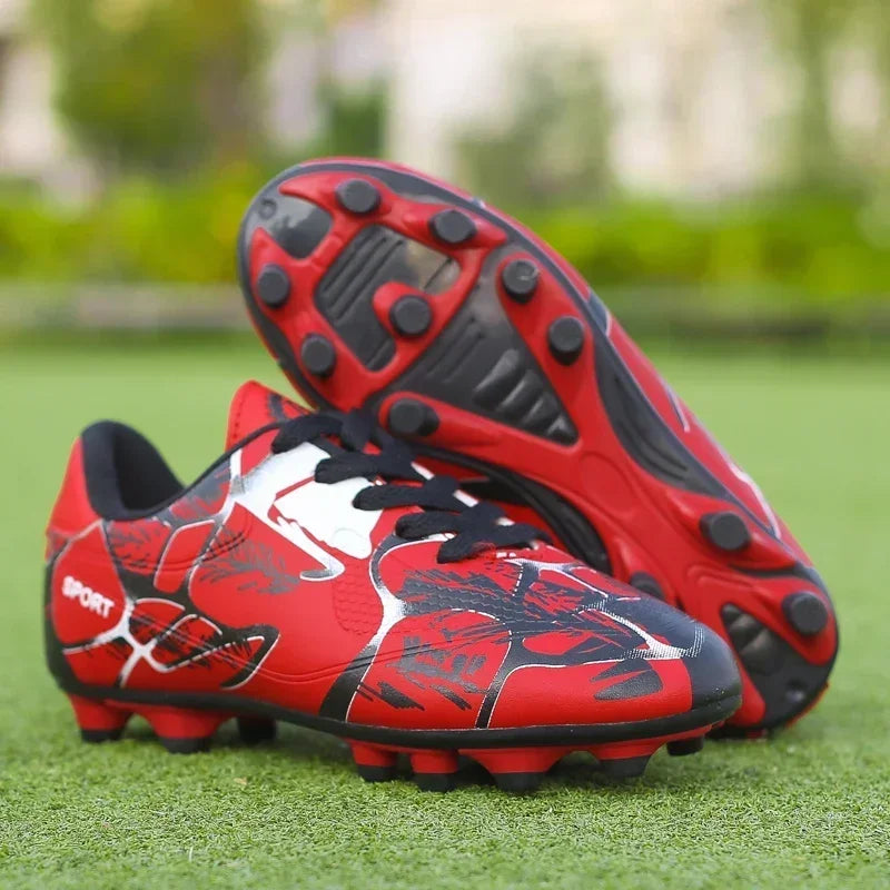 New Men Kids Soccer Shoes Non-Slip Grass Football Boots Boys Cleats Adult Professional Ultralight Training Shoes Drop Shipping