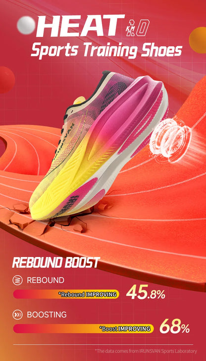 IRUNSVAN Carbon Plate Marathon Running Shoes, Professional Stable Support, Shock Absorption, Ultra-Light Rebound Sports Shoes