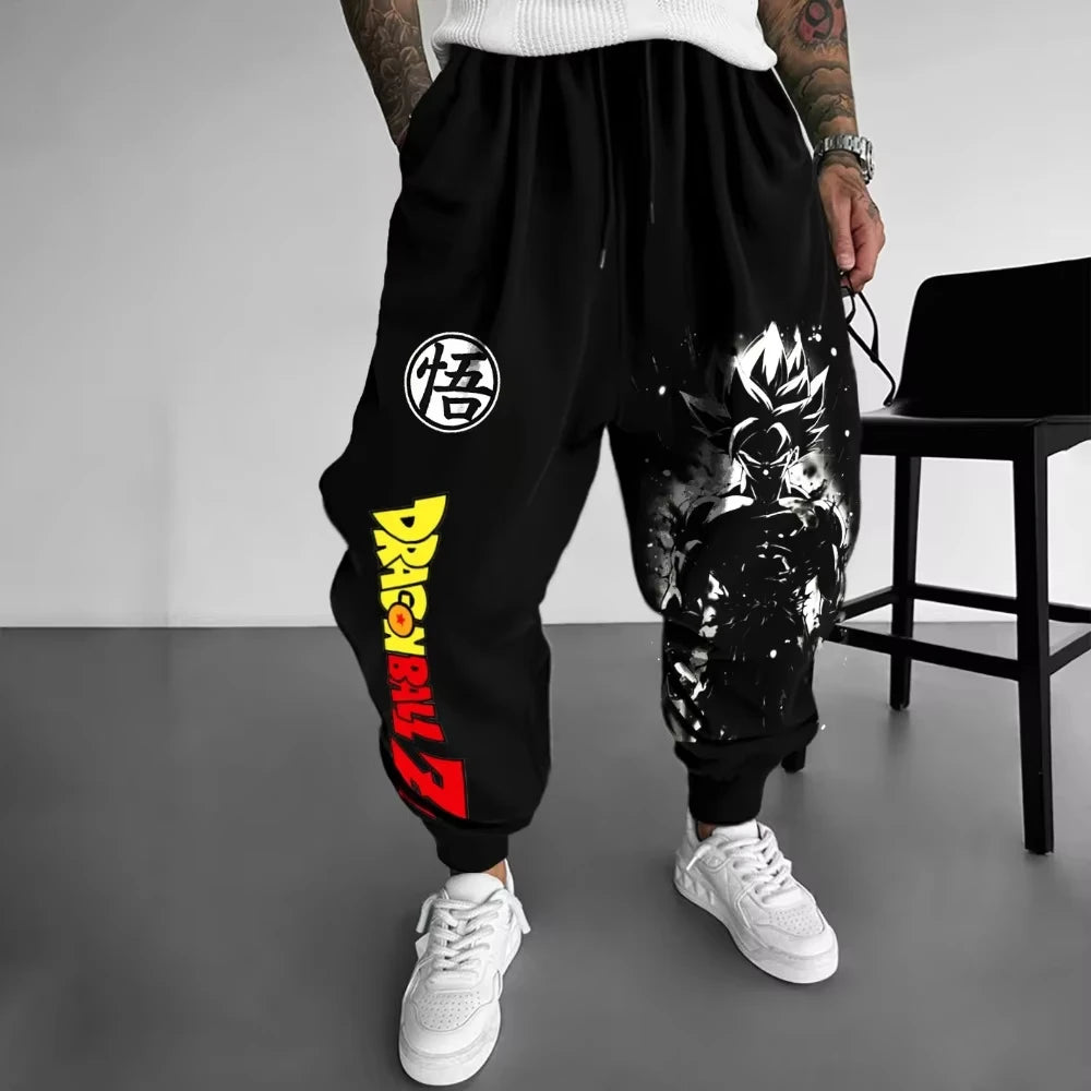 Pantaloni da uomo Dragon Ball Sportswear Broly primavera, autunno e inverno, anime giapponese, jogger Y2K Harajuku in cotone