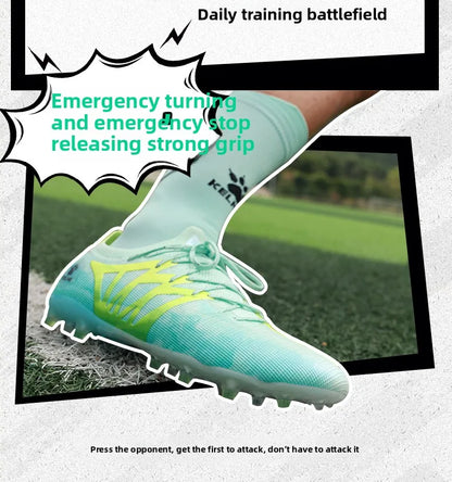 Kelme Men's Professional Football Shoes Youth And Children's Mg Training Football Boots Indoor Anti Slip Football Shoes