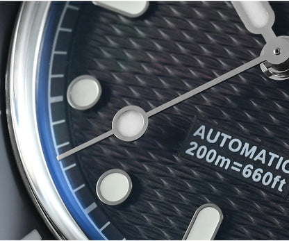 San Martin Official 39mm Guilloche MOP Dial Miyota 90S5 Sport Watch Automatic Mechanical Sapphire Bezel 20 ATM Luminous SN0151