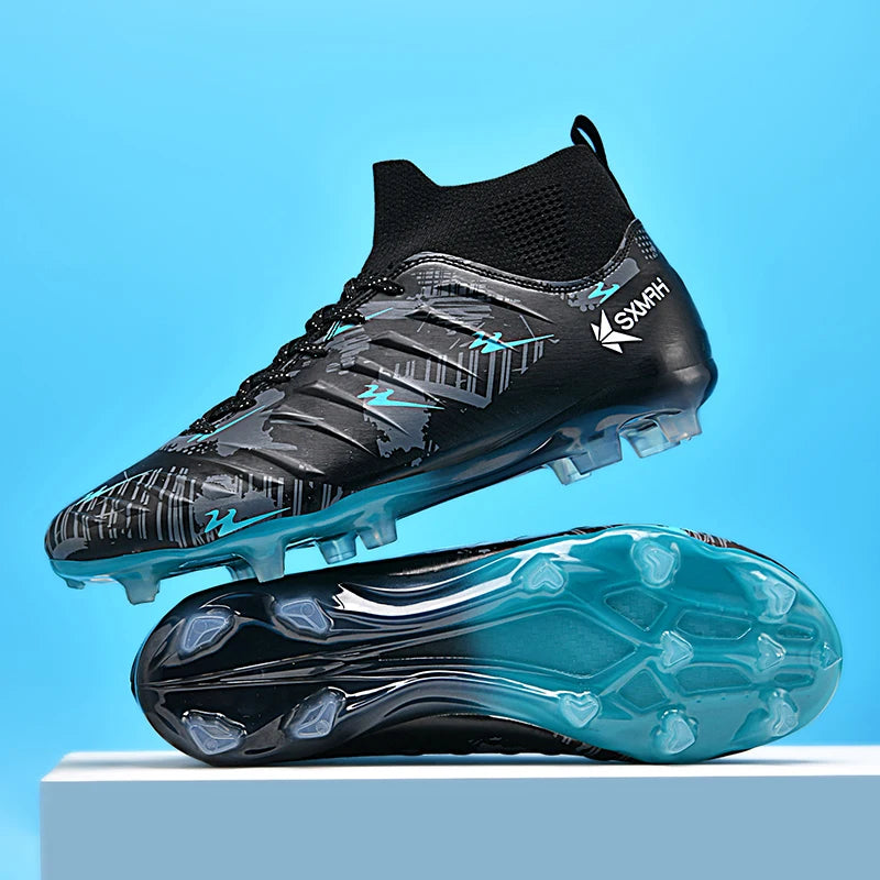 Chaussures de football haut de gamme Double Star pour homme, modèle AG Long Stud, authentiques. Chaussures de match et d'entraînement professionnelles pour adolescents et adultes