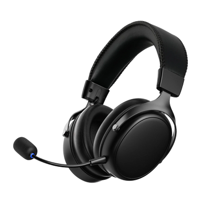 Auscultadores Gaming AKKO Verge S9 com Microfone – Driver de 53mm, Bluetooth 5.3 Sem Fios Quad-Mode, Som Surround 7.1, Auscultadores Gaming Profissionais para FPS