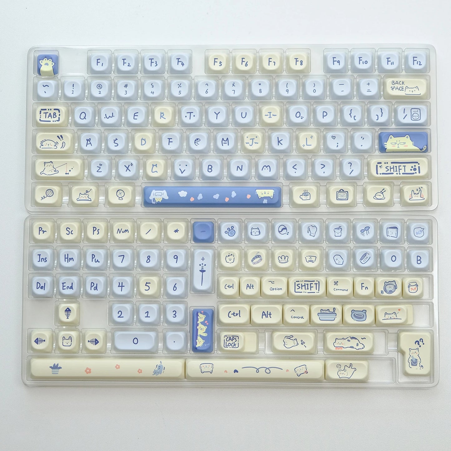 KBDiy KOA Profile Keycap GMK Style Retro 9009 Theme PBT Keycaps For Mechanical Keyboard Gaming KIT Korean 139 Keys ISO Key Cap