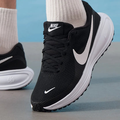 Chaussures de course Nike Revolution 8 Mesh respirantes pour homme, noir et blanc, HJ9198-003