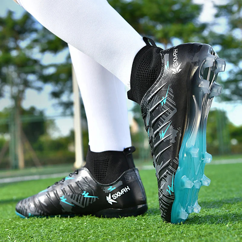 Chaussures de football haut de gamme Double Star pour homme, modèle AG Long Stud, authentiques. Chaussures de match et d'entraînement professionnelles pour adolescents et adultes