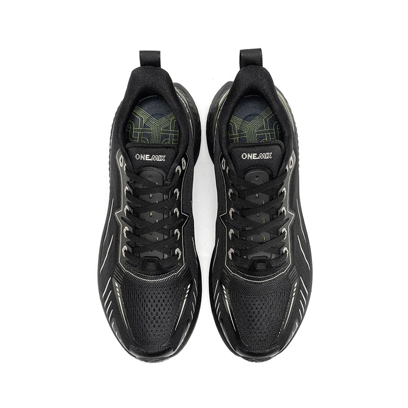 ONEMIX Novos Ténis de Corrida com Amortecimento para Homem, Adequados para Corredores Pesados, com Atacadores, Desportivos, Antiderrapantes, para Exterior, para Mulher e Homem