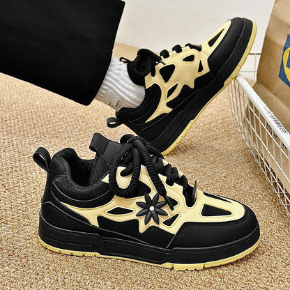 Mode Herrenschuhe Trend Street Skateboard-Schuhe Herren Luxusmarke Trainingssneaker Mesh atmungsaktive Freizeitschuhe Tenis Masculino