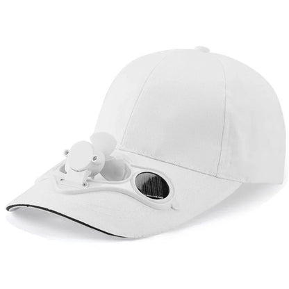 Casquette avec ventilateur Ventilateur de refroidissement USB d'été Casquette de baseball Protection solaire pour le golf en plein air Casquette à visière réglable sur 2 vitesses Casquette de randonnée avec ventilateur