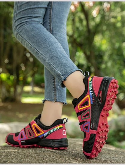 Women's Hiking Shoes Waterproof Outdoor Sports Shoes Women's Walking Travel Sports Shoes Bicycle Sports Shoes Running Shoes