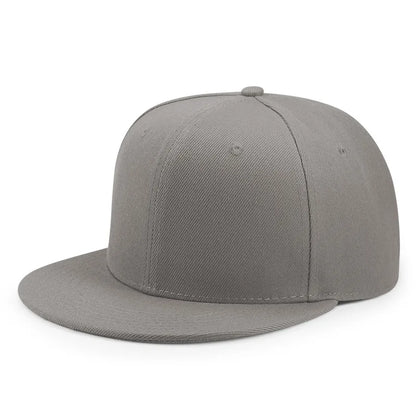 Hurtowa sprzedaż 40 kolorów regulowanych czapek z płaskim daszkiem typu snapback – damskie modne czapki baseballowe z poliestru, męskie czapki sportowe w stylu hip-hopowym