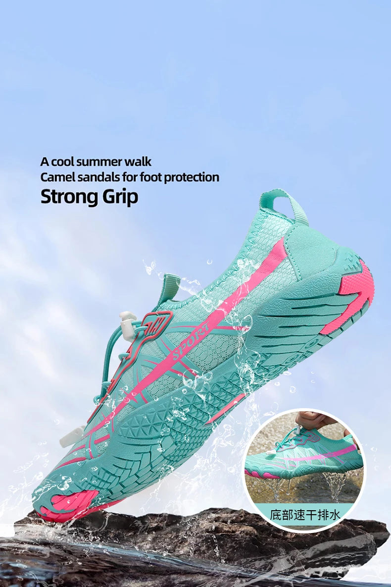Wasserschuhe, Barfuß-Strand-Sportschuhe, hochwertige rutschfeste Schwimmschuhe, Fünf-Finger-Freizeit-Sportschuhe, Unisex