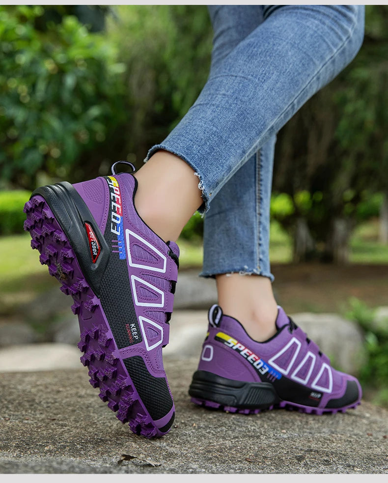 Chaussures de randonnée pour homme, chaussures de sport outdoor, chaussures de randonnée à lacets, chaussures de randonnée et de sport pour femme, chaussures de sport tactiques antidérapantes pour la chasse