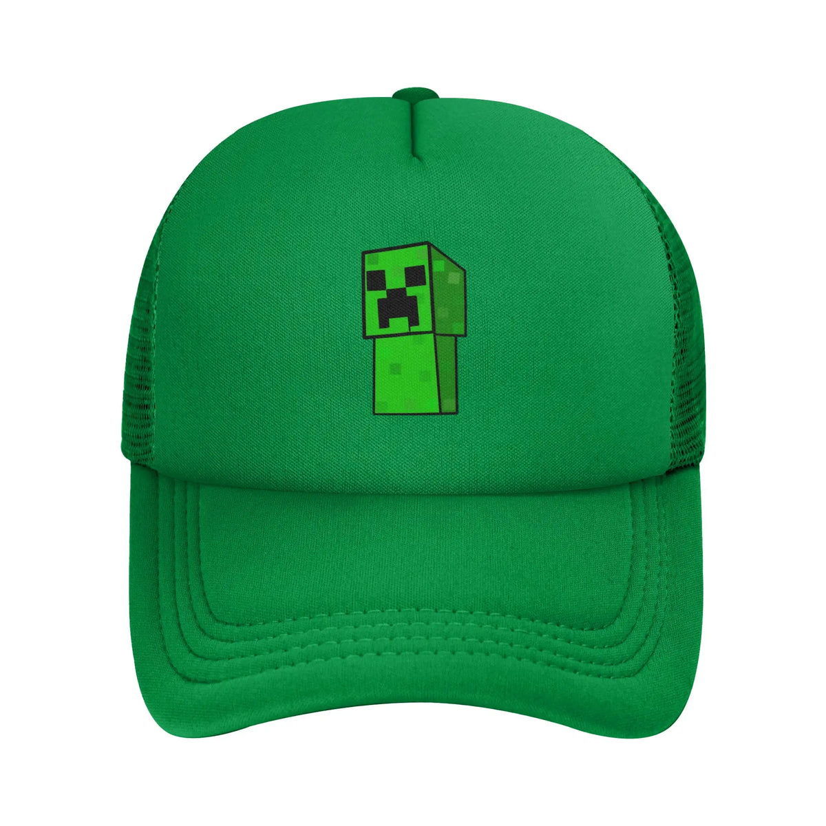 krępy poszukiwacz przygód odkrywa potwora Creepersa za sobą Czapka z daszkiem Czapki przeciwsłoneczne Czapki z regulowanym zapięciem typu snapback Czapka baseballowa z siateczką