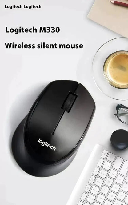 Rato de escritório profissional Logitech M330, compacto, silencioso, fácil de transportar, confortável ao toque e especialmente concebido1