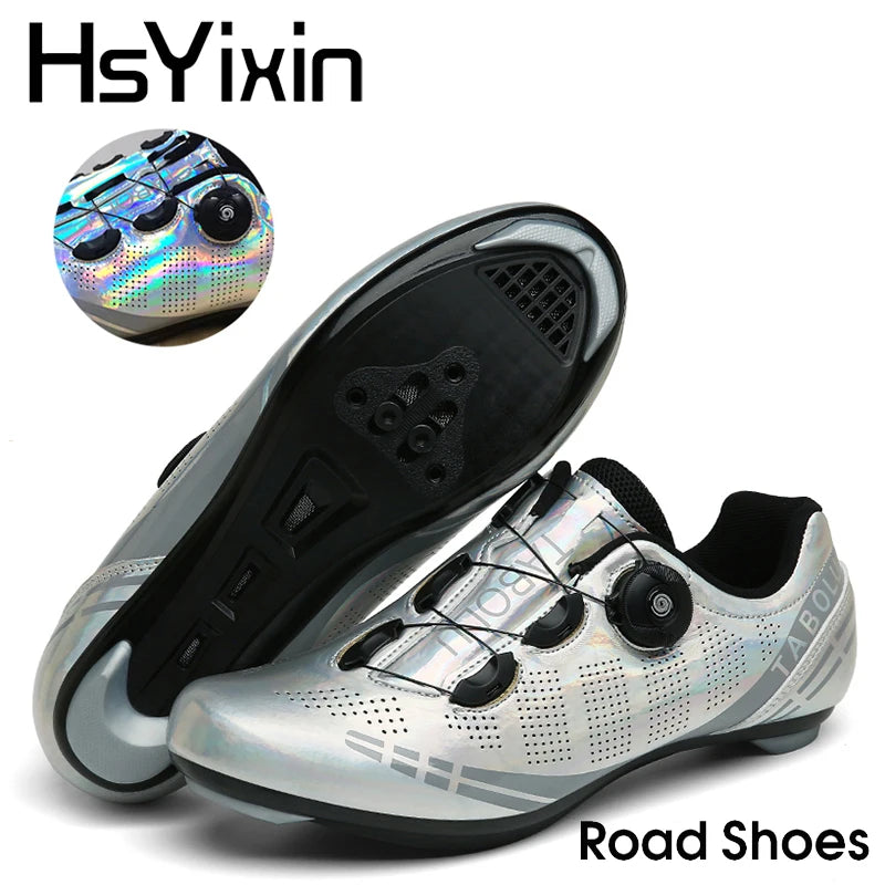 Atmungsaktive MTB-Fahrradschuhe für Damen und Herren – Offroad-Mountainbike-Fahrradschuhe mit selbstsichernden Speed-Mountainbike-Pedalschuhen