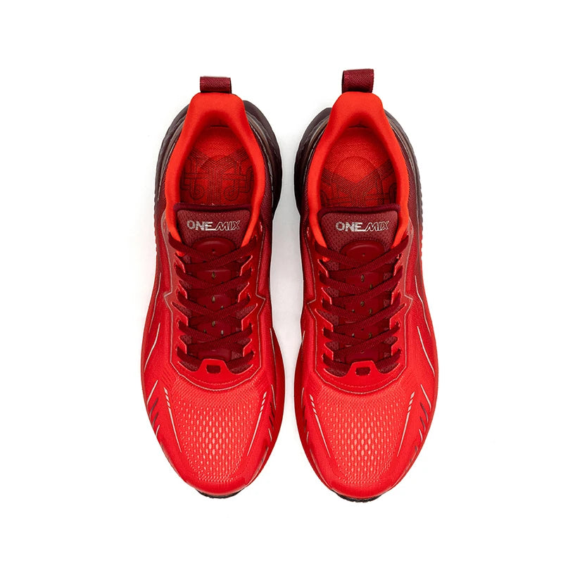 ONEMIX Novos Ténis de Corrida com Amortecimento para Homem, Adequados para Corredores Pesados, com Atacadores, Desportivos, Antiderrapantes, para Exterior, para Mulher e Homem